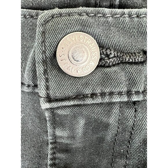 Levi’s Premium Stretch Slim Taper Jeans Black Big E 32x32 (Actual 30x29) USA - Picture 7 of 13